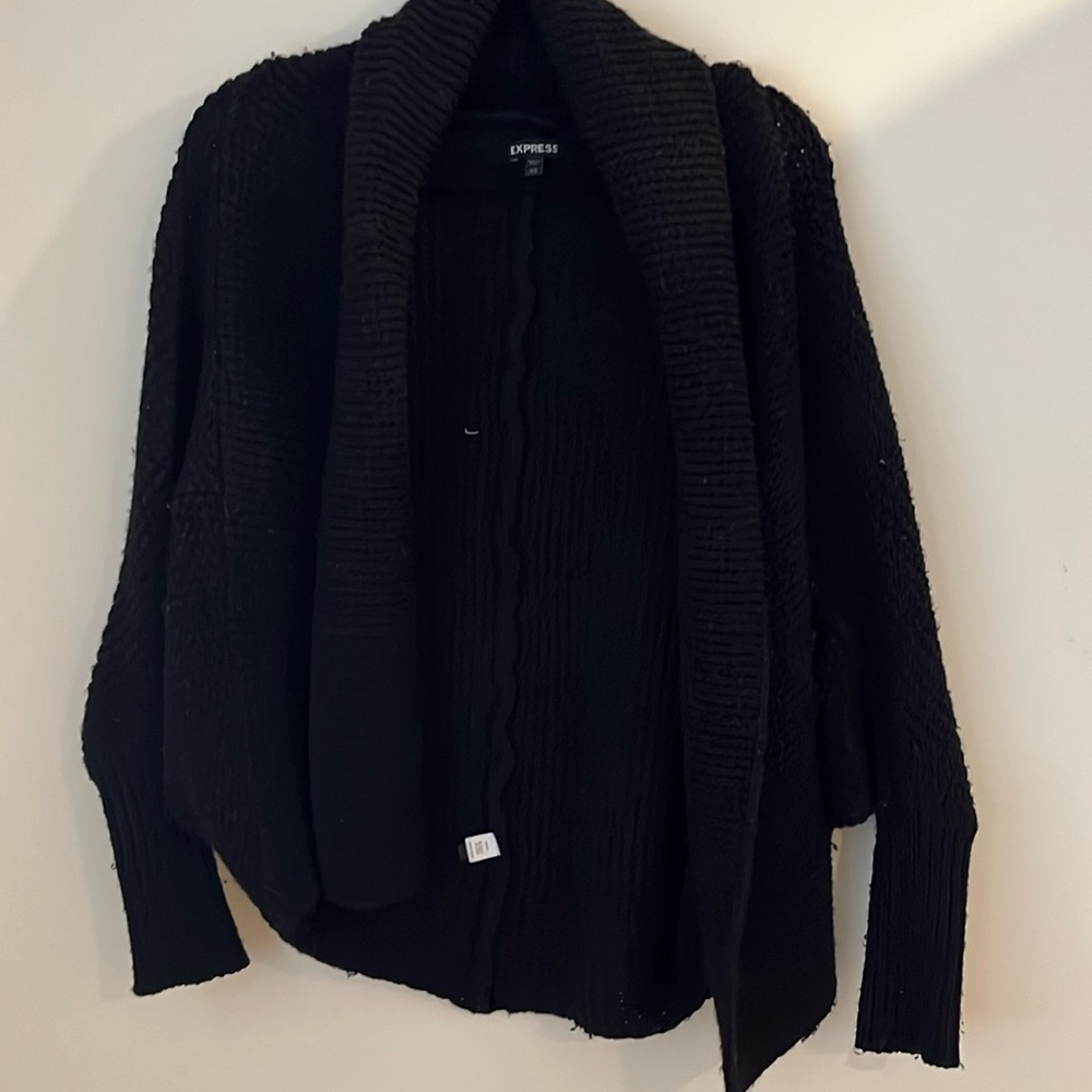 Express black sweater, size xs